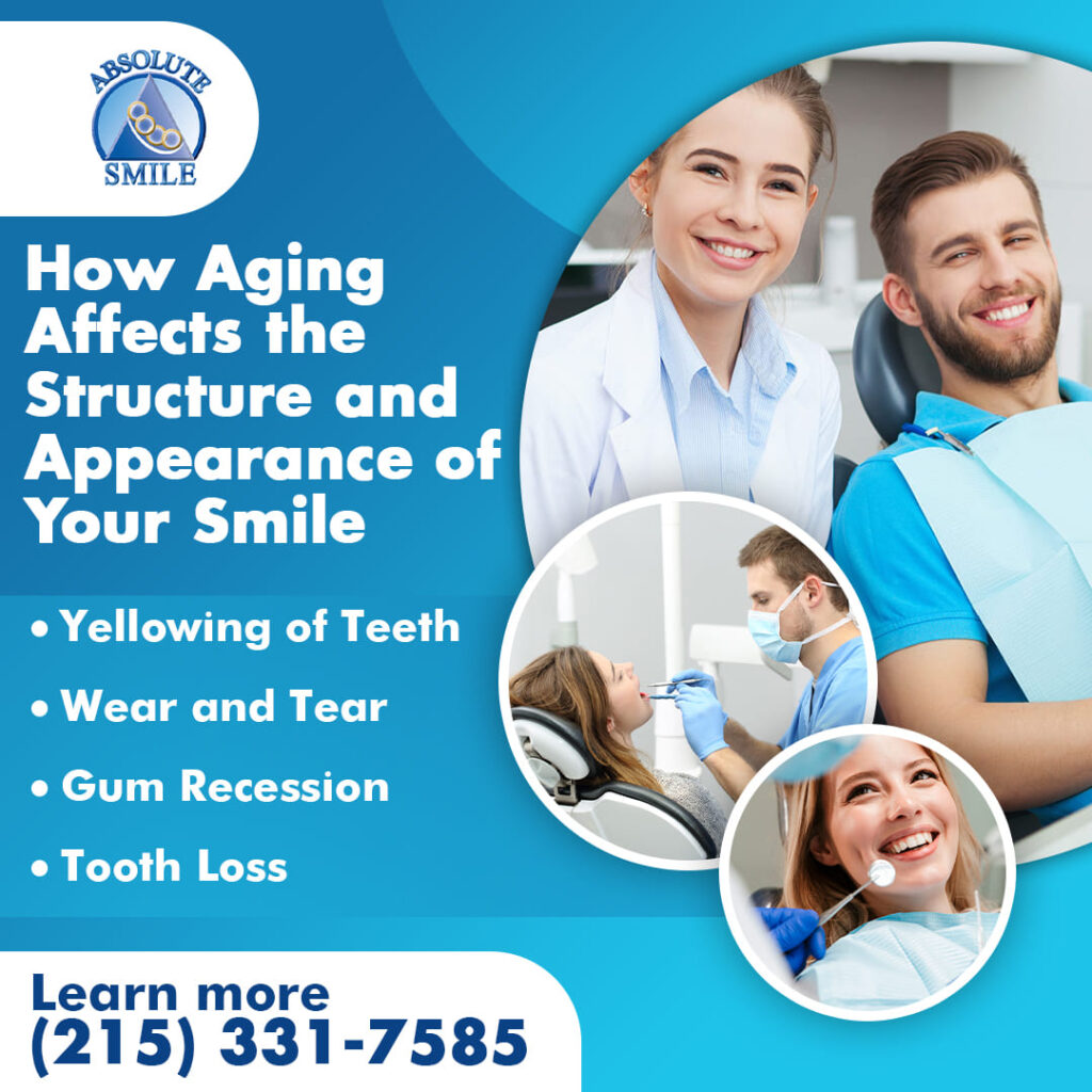 how aging affects the structure and appearance of you smile